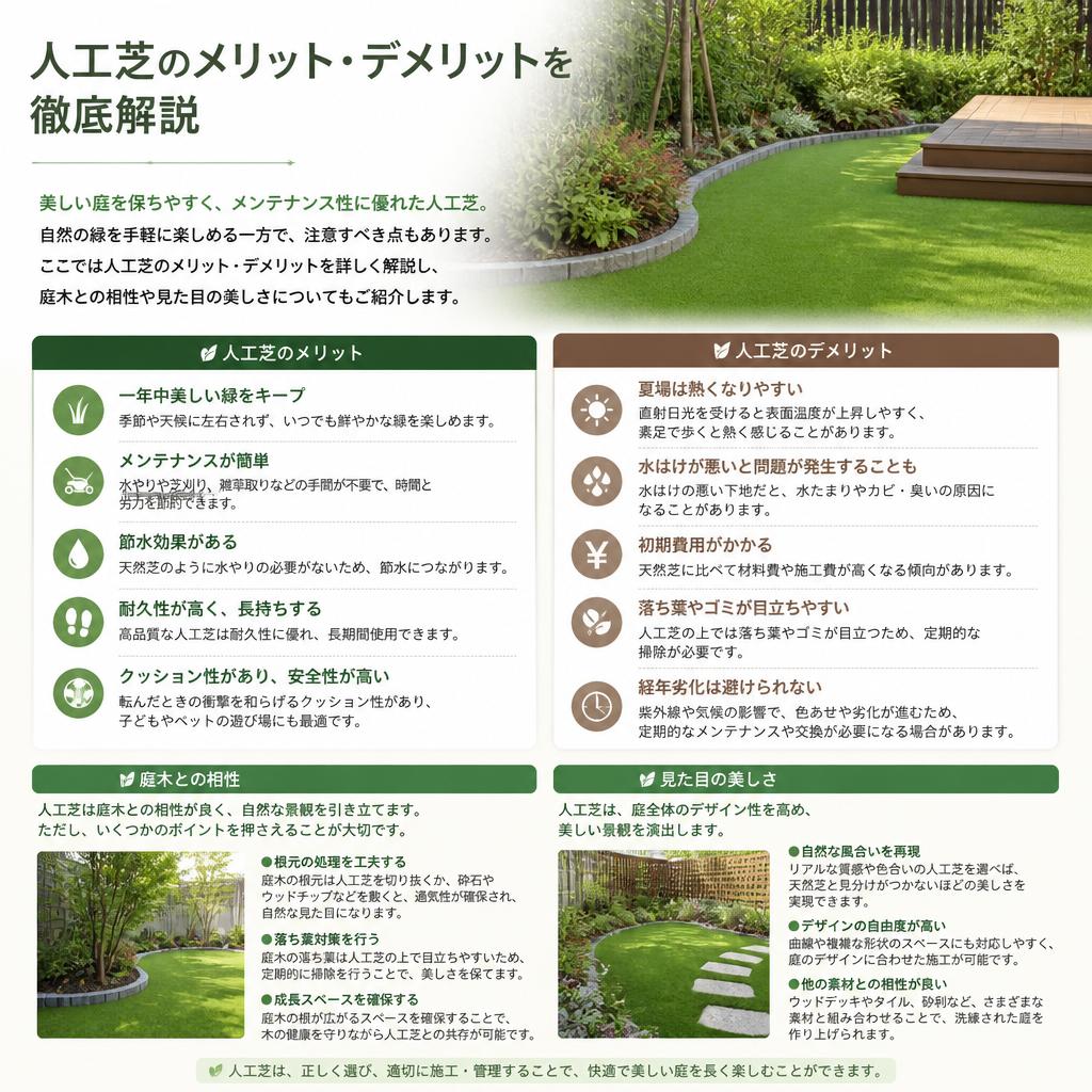 人工芝の特徴