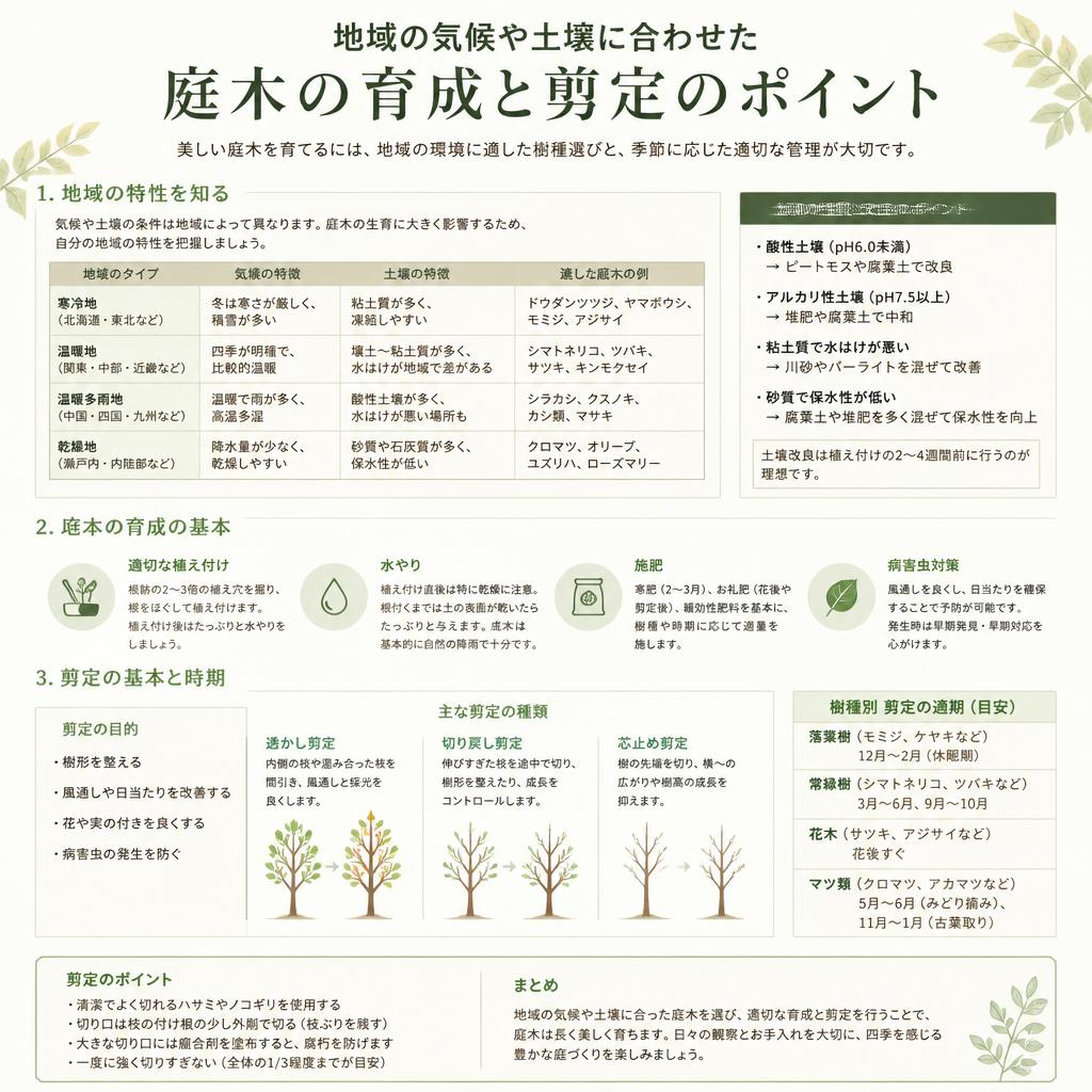 地域性を考慮したアドバイス